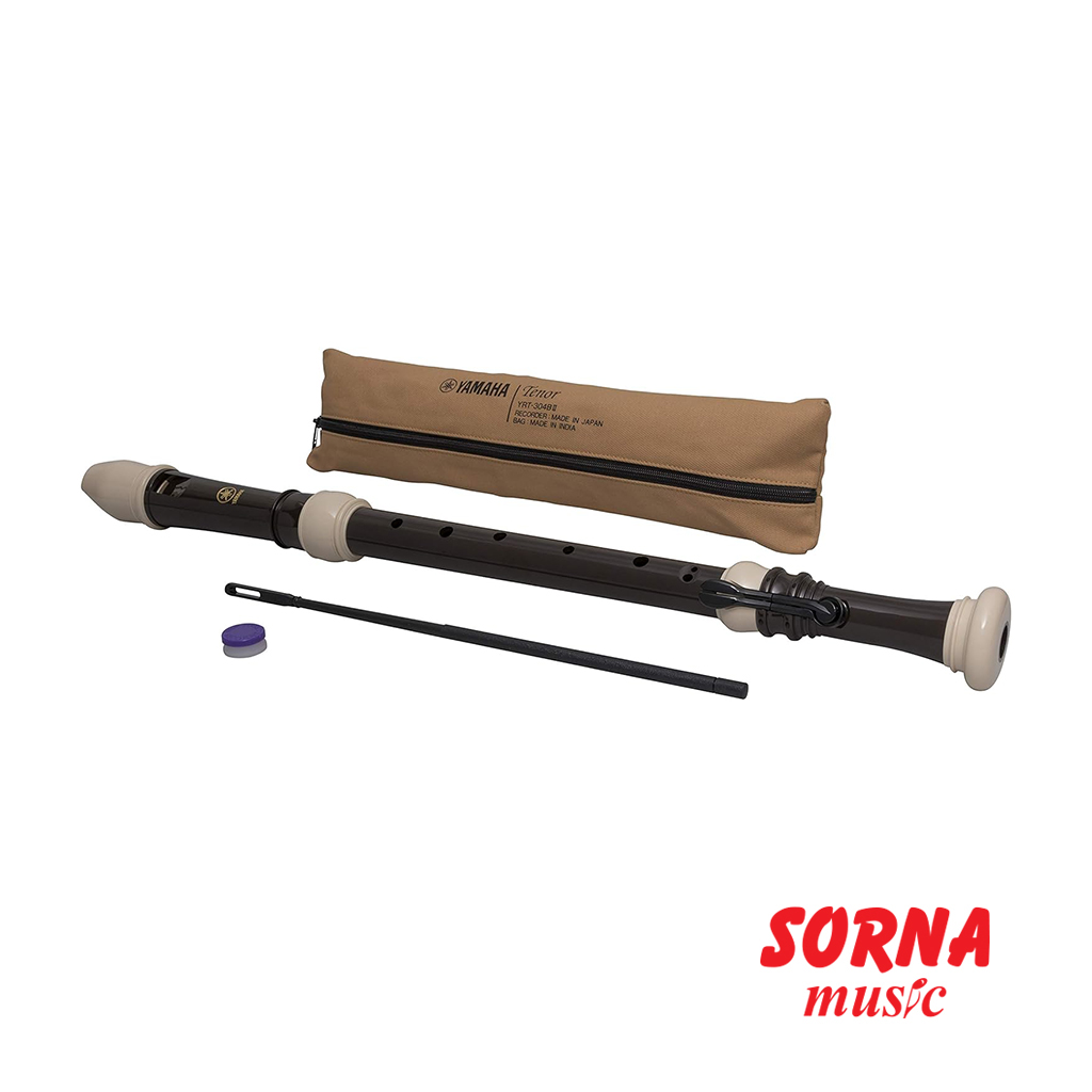 2009-Yamaha YRT304BII 3 Piece Tenor Recorder – Baroque (3) فلوت ریکوردر تنور یاماها مدل YRT304BII 3 - Image 1
