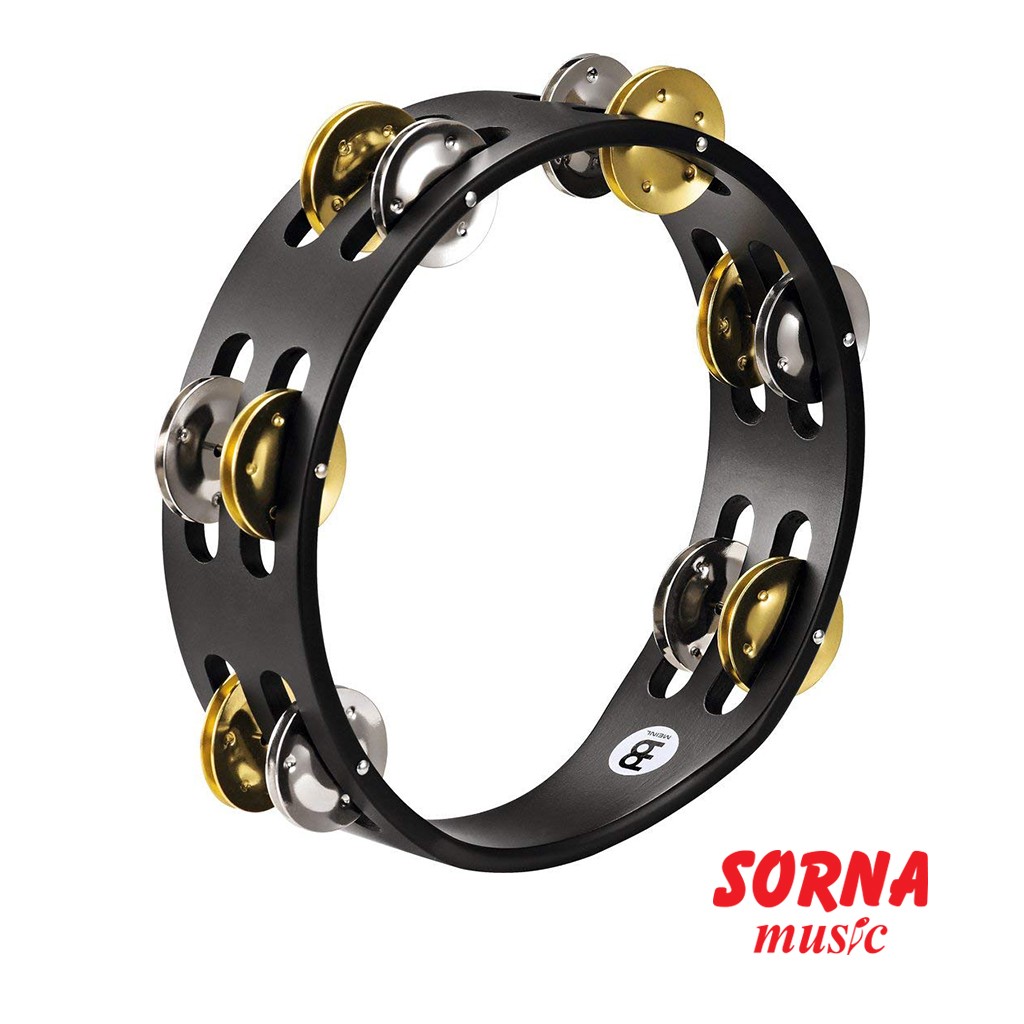 5420-Meinl Percussion CTA2M-BK Compact Tambourine تمبورین مینل مدل CTA2M-BK - Image 1