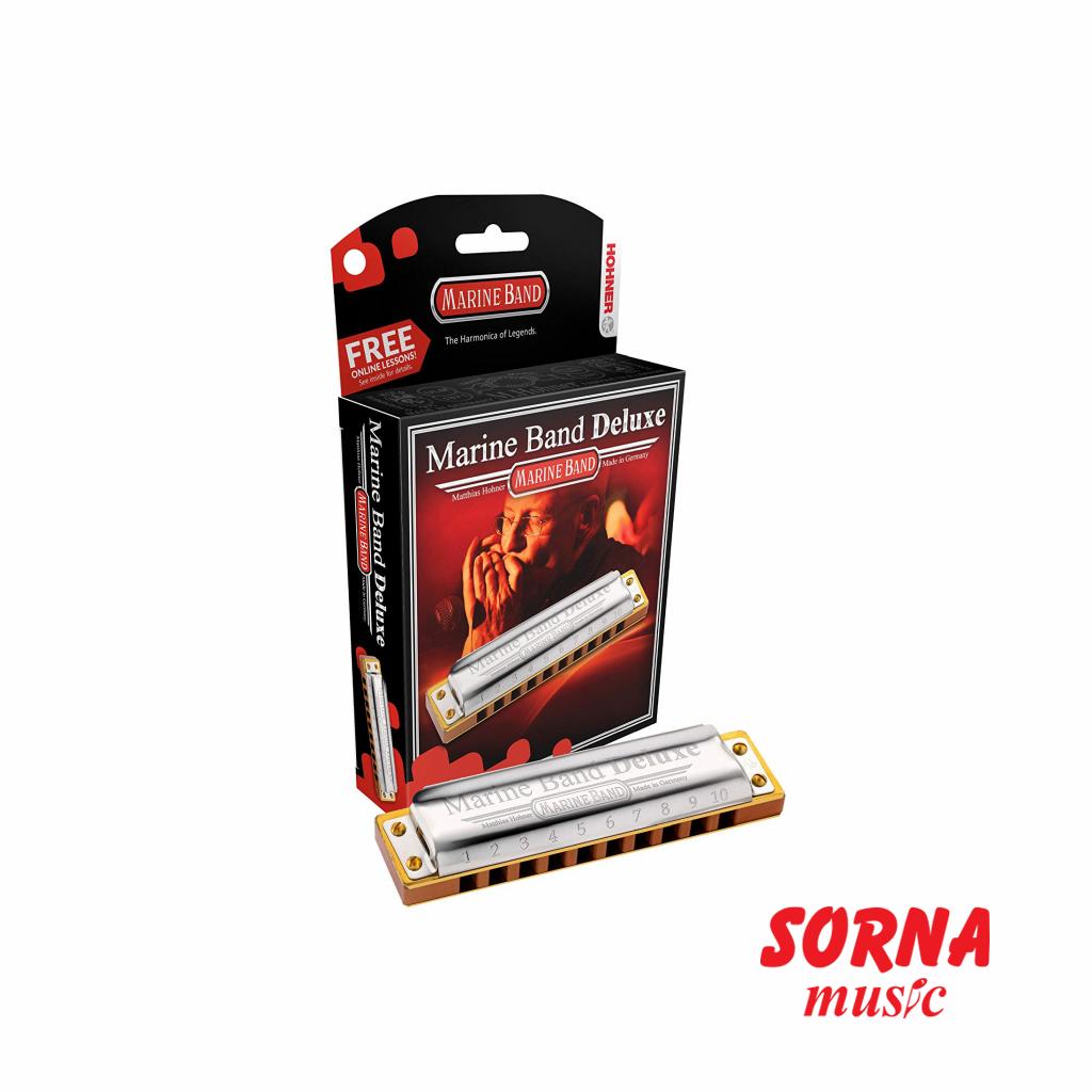 5808-Hohner marin band deluxe 10 hole diatonic harmonica Eb سازدهنی دیاتونیک هوهنر مدل DELUX - کلید Eb - Image 1