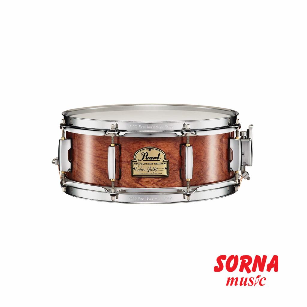 6049-Pearl Omar HAKIM 13X5 MAHOGANY Signatur Snare Drum اسنیر پرل مدل Omar Hakim Mahogany Signature - Image 1