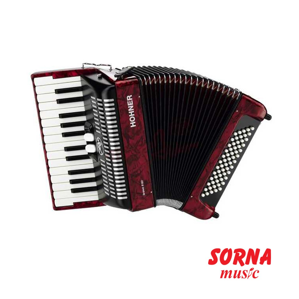 6665 Acordeon Hohner Bravo II 60 Bajos A-16971 آکاردئون هوهنر 60 باس مدل Bravo II - Image 1