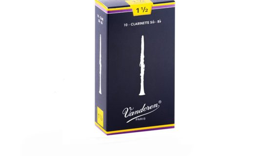 6981 Vandoren CR1015 Bb Clarinet Traditional Reeds Strength 1.5 1 1
