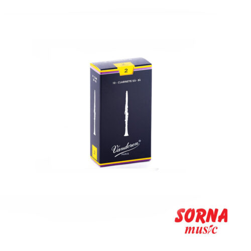 Vandoren CR102 Bb Clarinet Traditional Reeds Strength 2