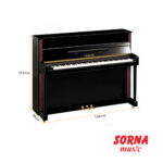 پیانو آکوستیک YAMAHA JX113T PE - Image 3