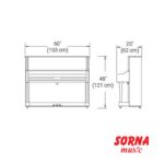 پیانو آکوستیک یاماها مدل U1 PE - Image 15