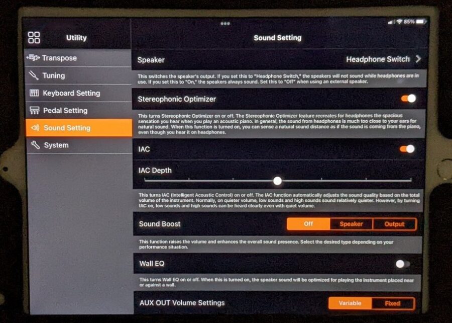بررسی پیانو یاماه p 225 16