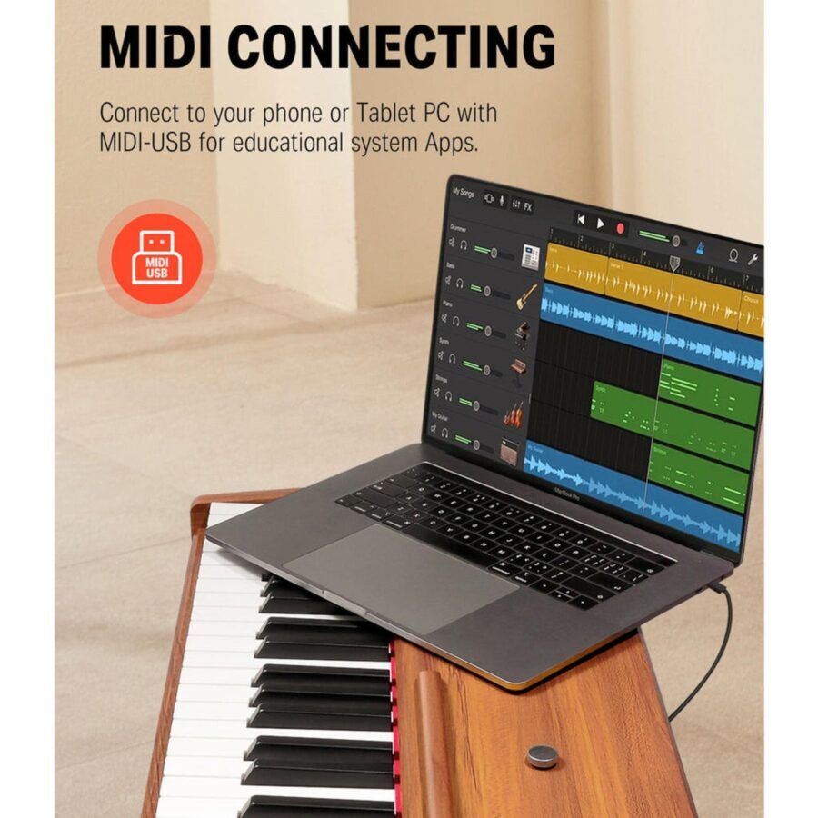 MIDI چیست؟ تفاوت MIDI، USB MIDI و USB Audio در پیانو دیجیتال 2 تفاوت MIDI و USB MIDI چیست - MIDI در پیانو دیجیتال