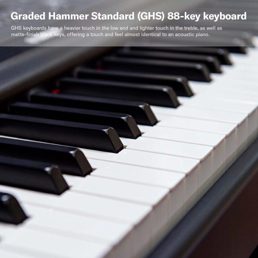کلاویه وزندار چیست؟ تفاوت Weighted Keys، Hammer Action و Touch Sensitivity 4 GHC چیست - کلاویه وزندار چیست